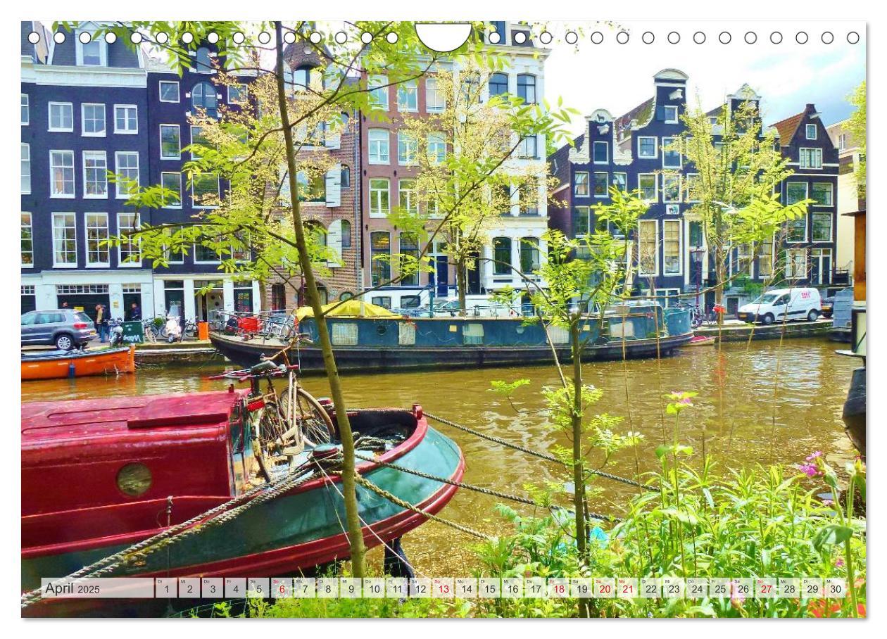 Bild: 9783435806270 | Amsterdam (Wandkalender 2025 DIN A4 quer), CALVENDO Monatskalender