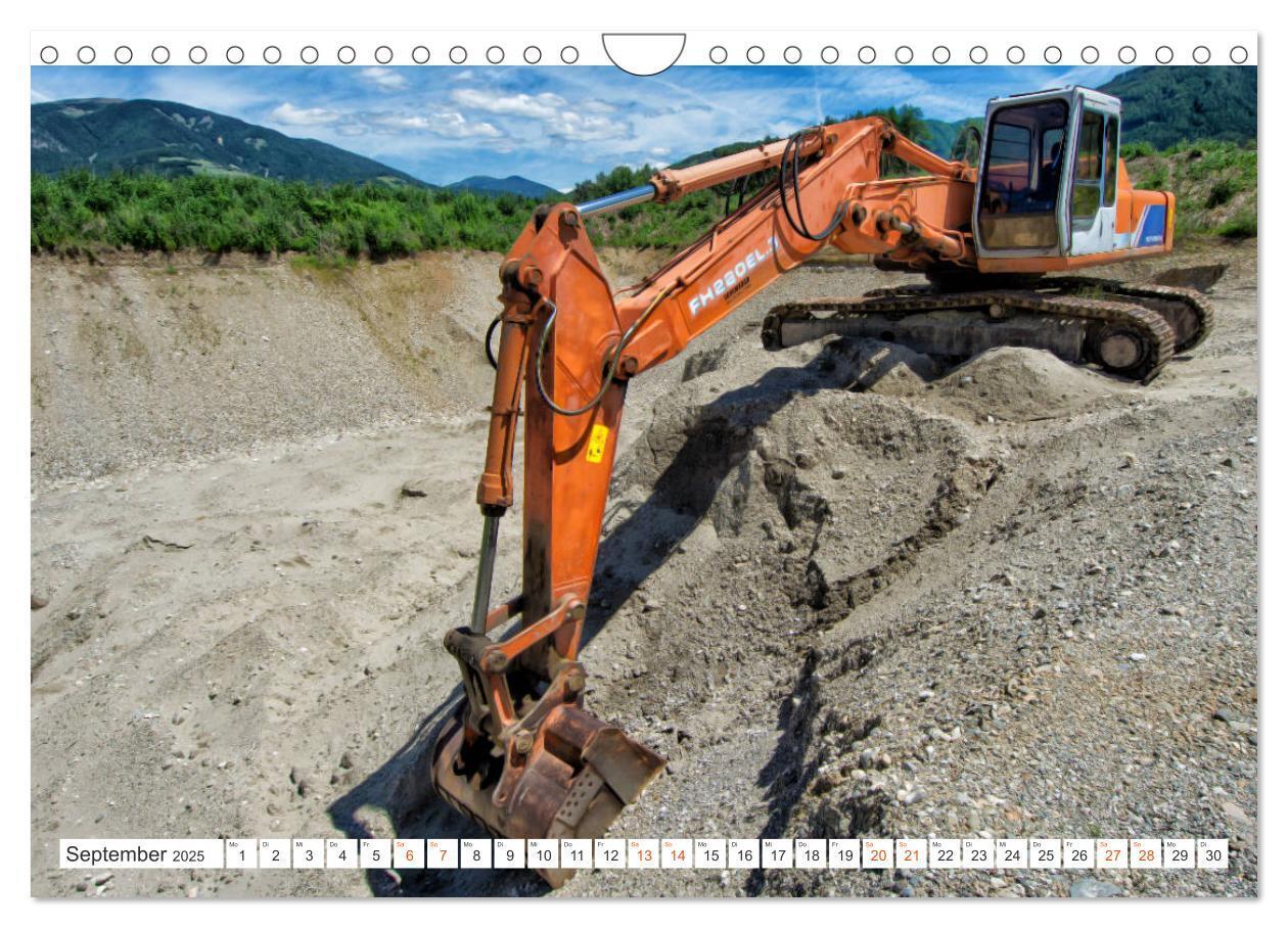 Bild: 9783435368075 | Baumaschinen - Maschinen auf der Baustelle (Wandkalender 2025 DIN...