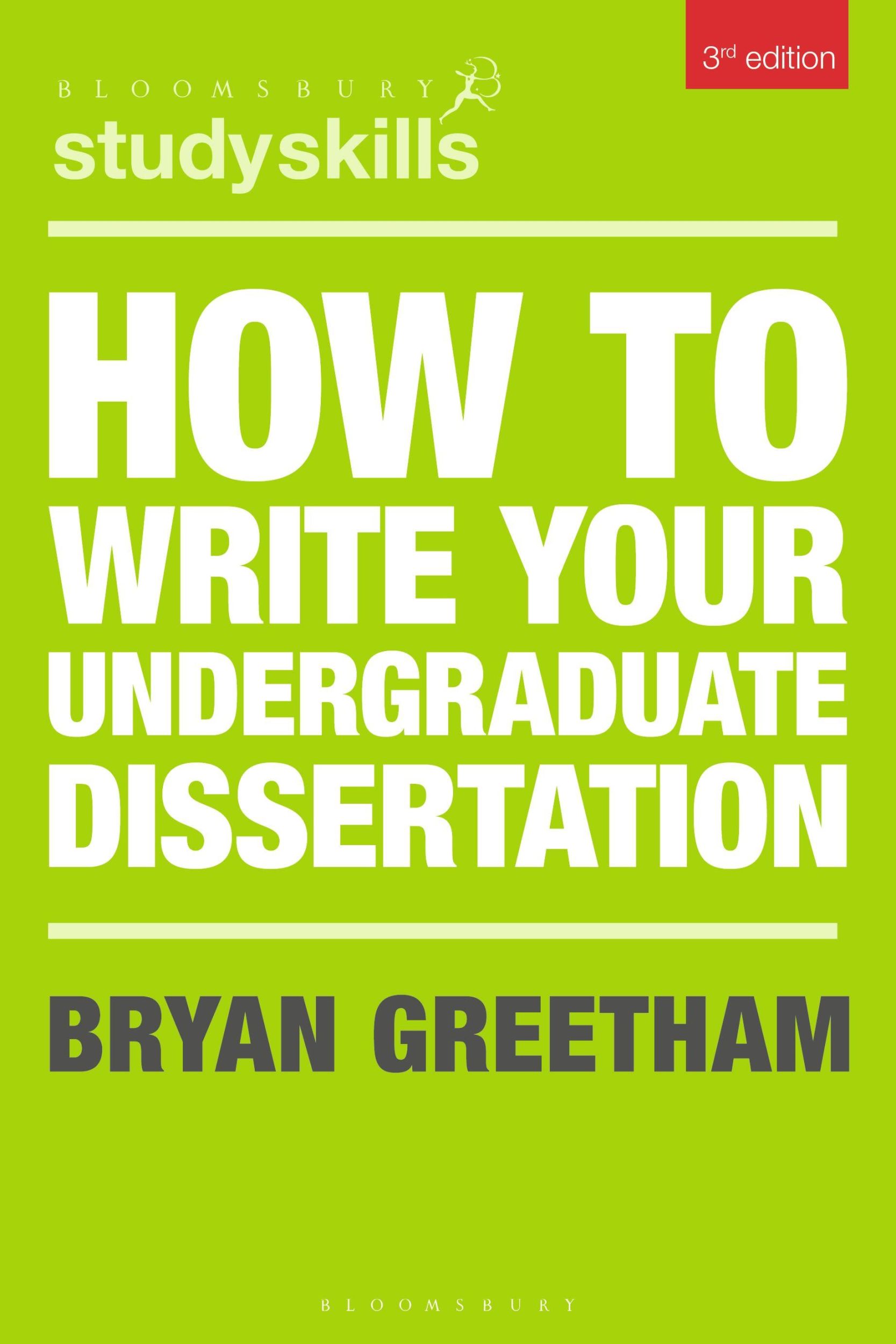 Cover: 9781352005226 | How to Write Your Undergraduate Dissertation | Bryan Greetham | Buch