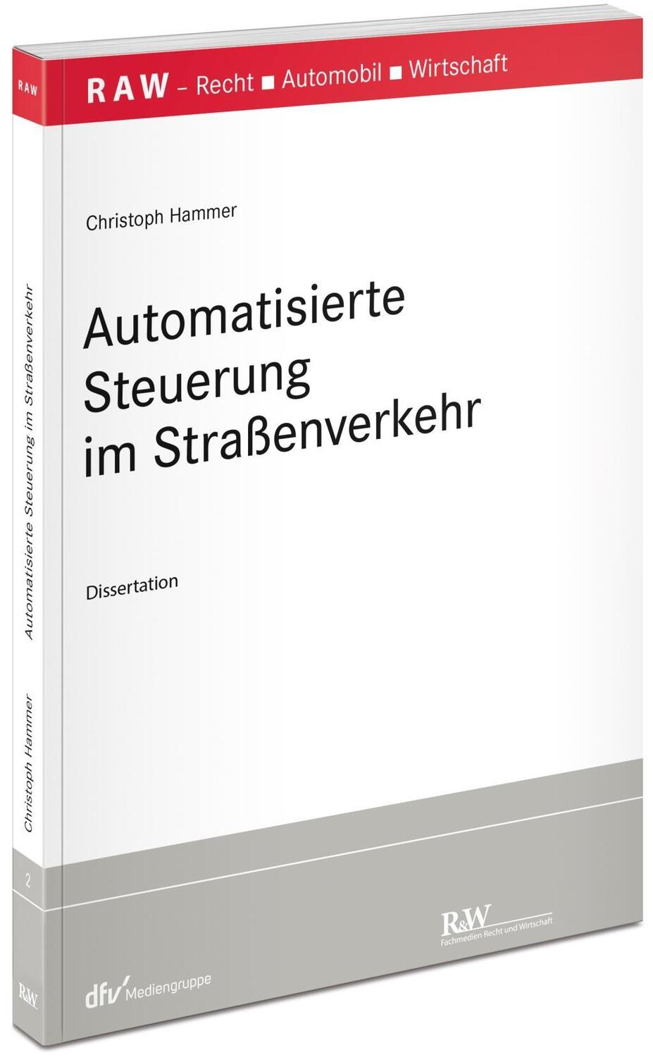 Cover: 9783800516155 | Automatisierte Steuerung im Straßenverkehr | Christoph Hammer | Buch