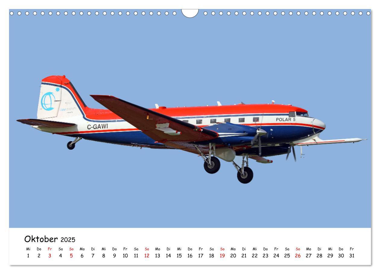 Bild: 9783435070411 | Flugzeuge am blauen Himmel (Wandkalender 2025 DIN A3 quer),...