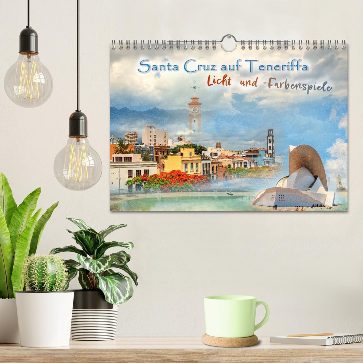 Bild: 9783383853869 | Santa Cruz auf Teneriffa - Licht und Farbenspiele (Wandkalender...