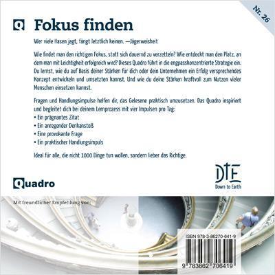 Rückseite: 9783862706419 | Fokus finden | Erfolg durch engpasskonzentrierte Strategie | Friedrich