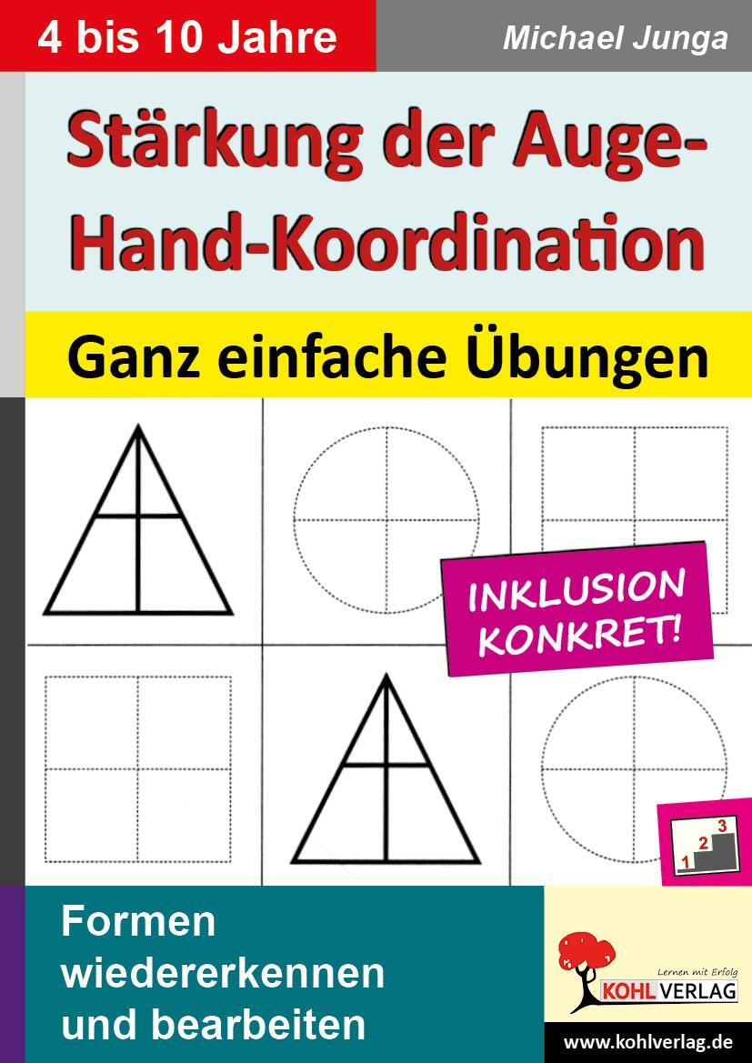 Cover: 9783866325647 | Stärkung der Auge-Hand-Koordination | Ganz einfache Übungen | Junga