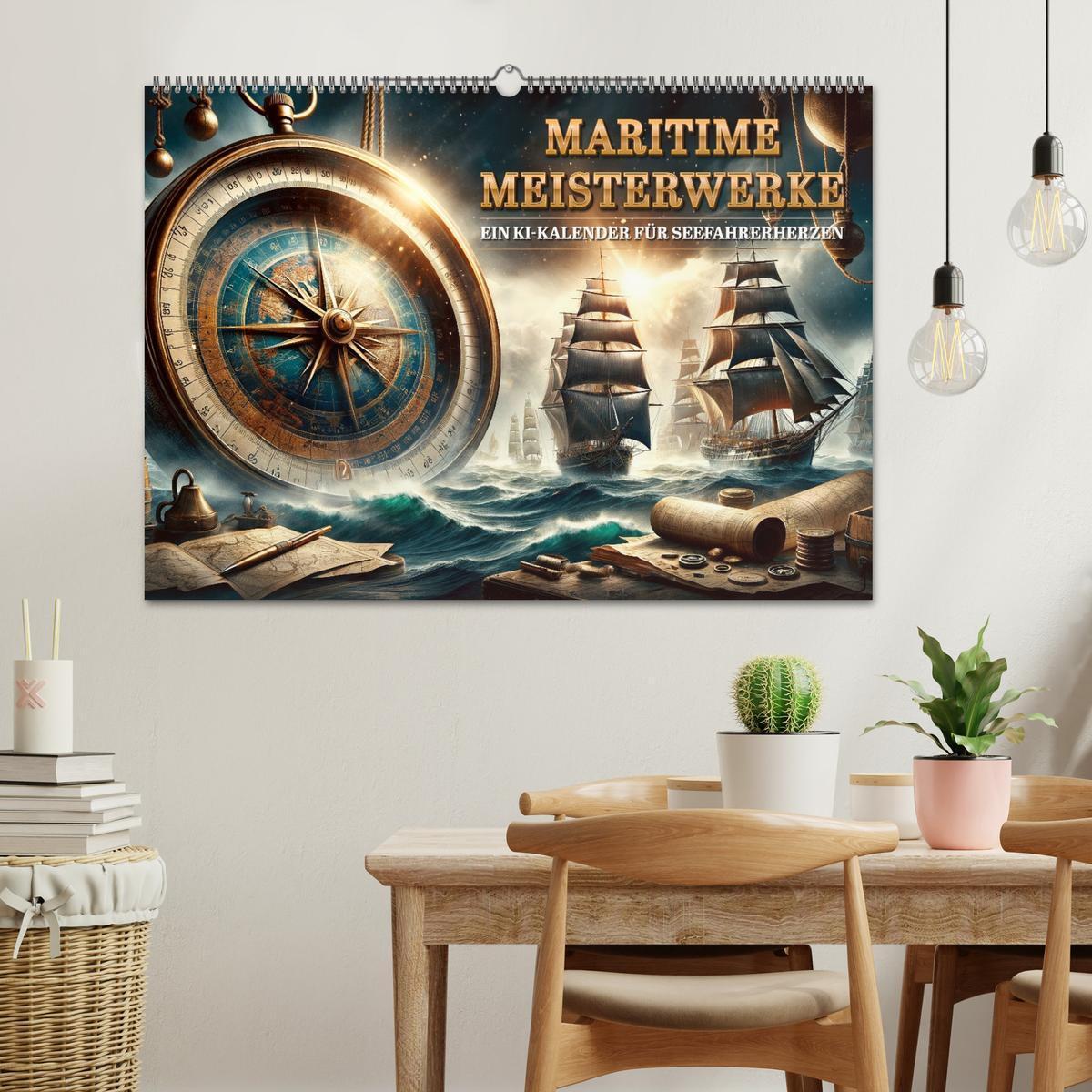 Bild: 9783383793424 | Maritime Meisterwerke: Ein KI-Kalender für Seefahrerherzen...