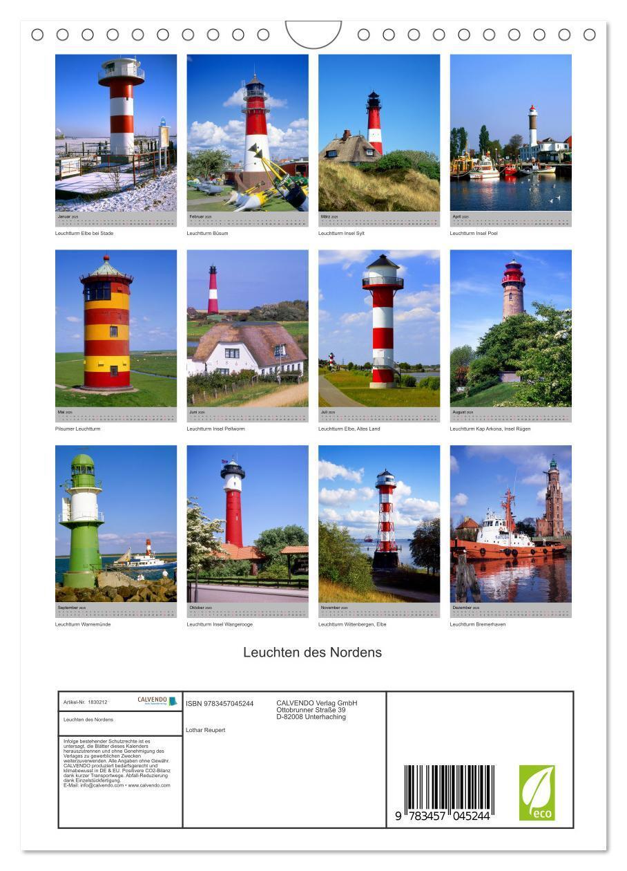 Bild: 9783457045244 | Leuchten des Nordens (Wandkalender 2025 DIN A4 hoch), CALVENDO...