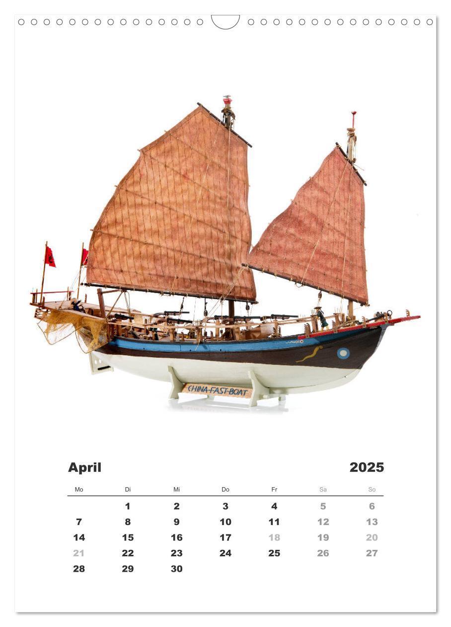 Bild: 9783435961580 | Historische Segelschiffe - Modellbau (Wandkalender 2025 DIN A3...