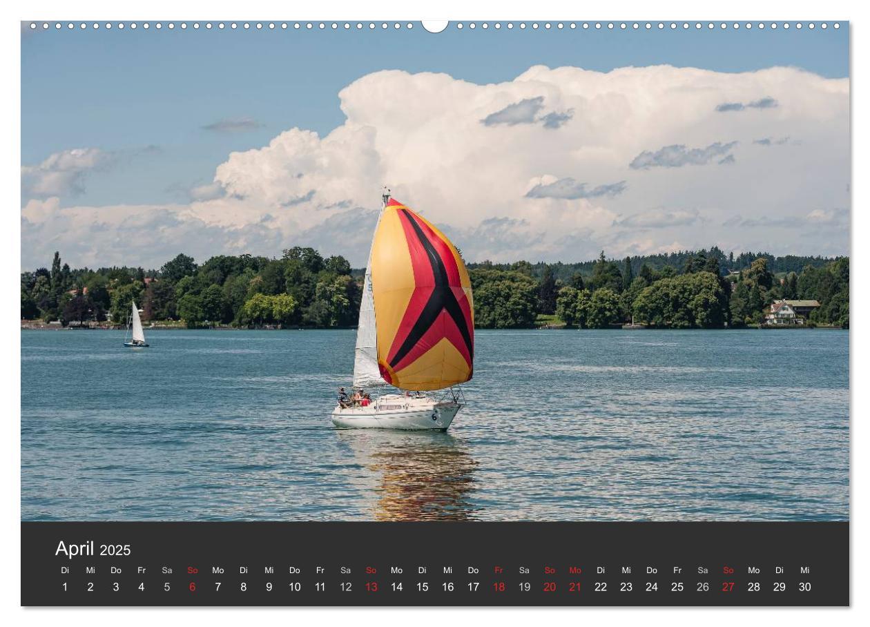 Bild: 9783435504534 | Segelboote auf dem Bodensee (Wandkalender 2025 DIN A2 quer),...