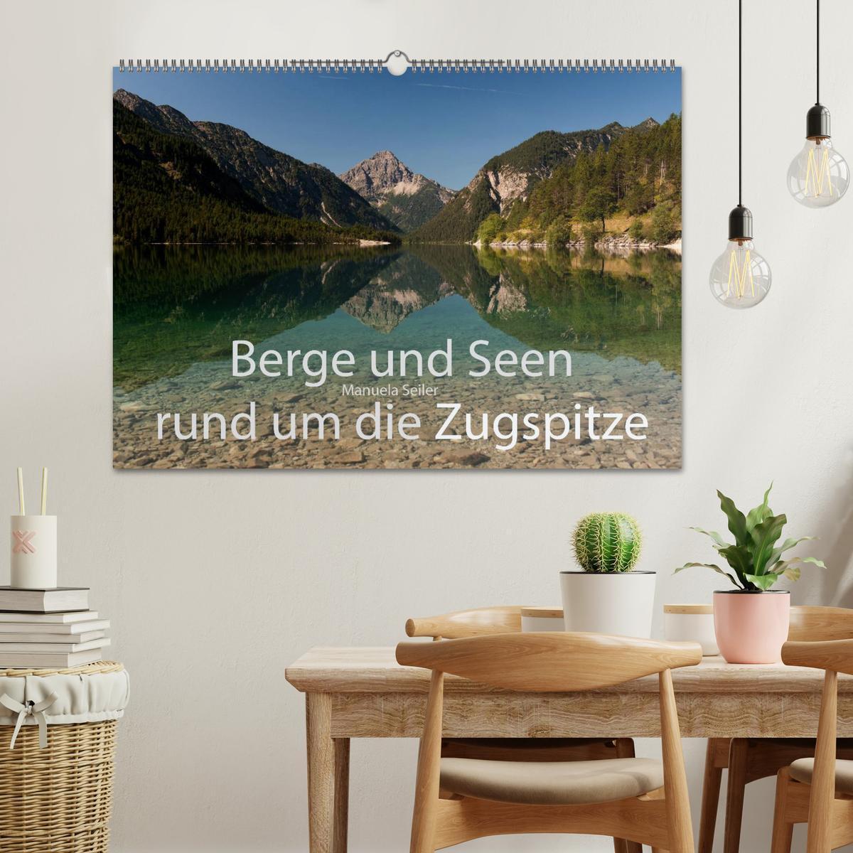 Bild: 9783435561308 | Berge und Seen rund um die Zugspitze (Wandkalender 2025 DIN A2...