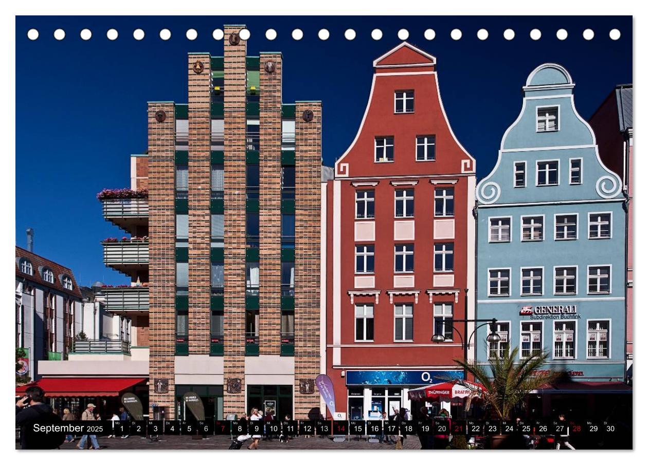 Bild: 9783435548613 | Ostseeperle Rostock (Tischkalender 2025 DIN A5 quer), CALVENDO...