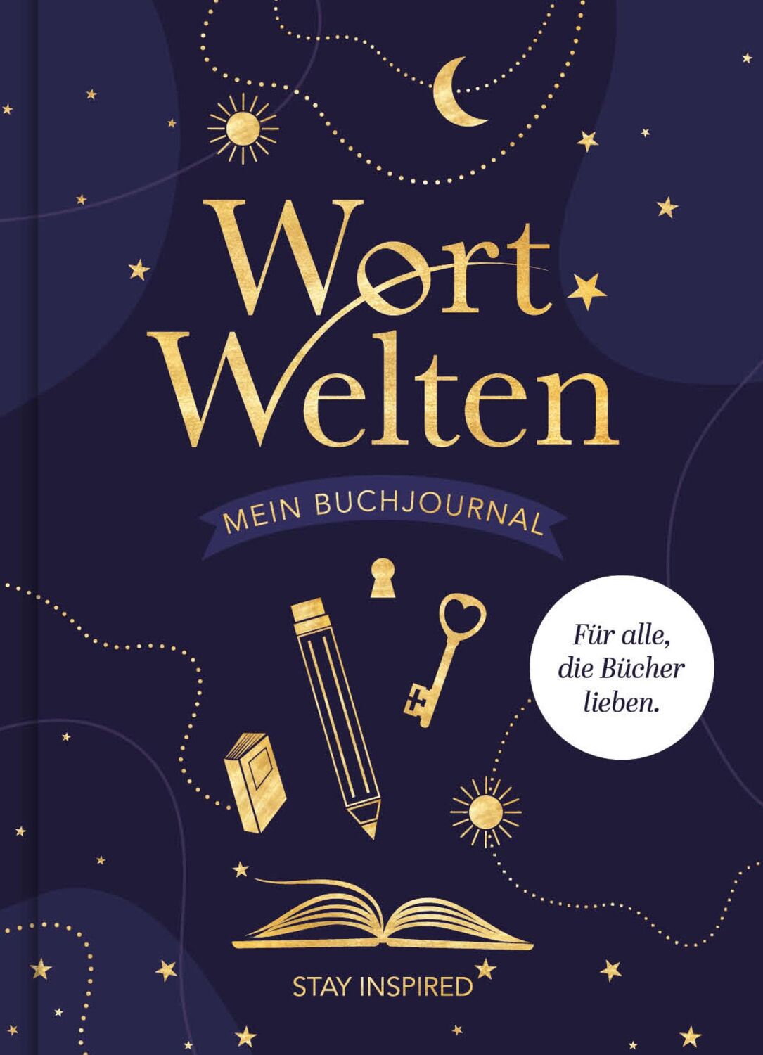 Cover: 9783989423596 | Wort Welten: Buchjournal XXL - Lesetagebuch &amp; Buchjournal für 100...