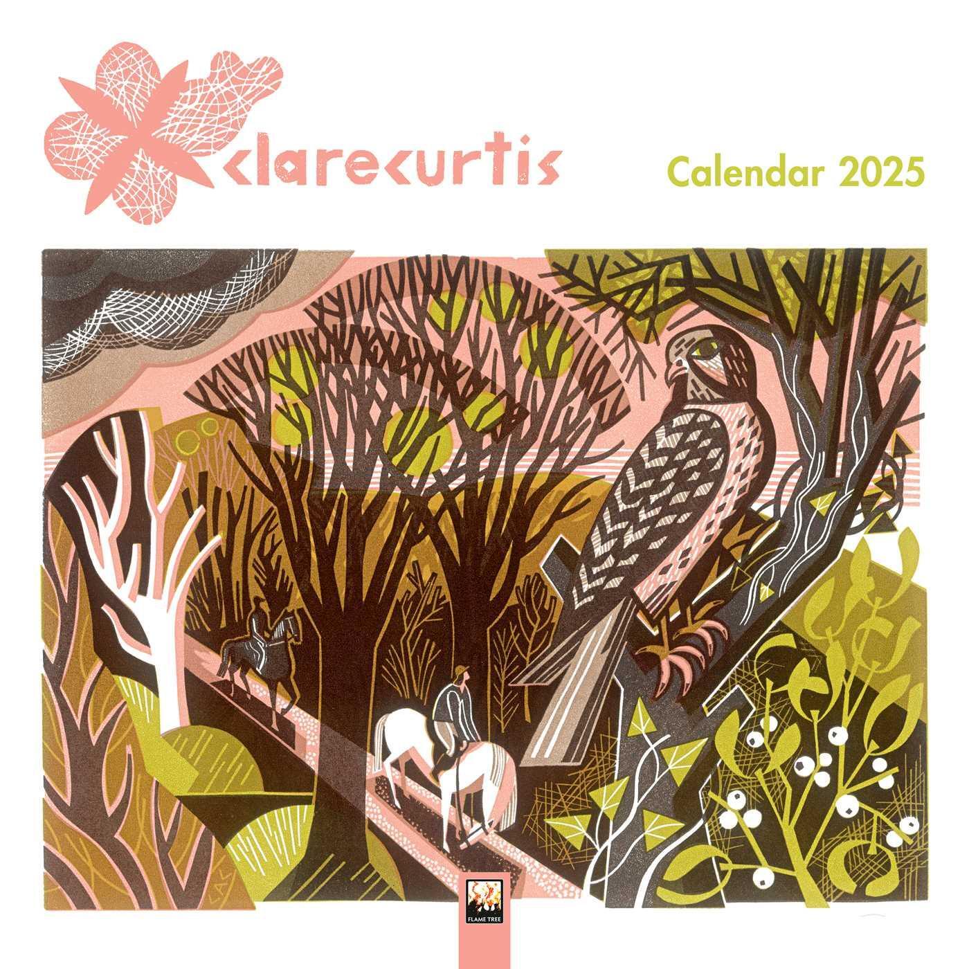 Cover: 9781835620502 | Clare Curtis Wall Calendar 2025 (Art Calendar) | Kalender | Englisch