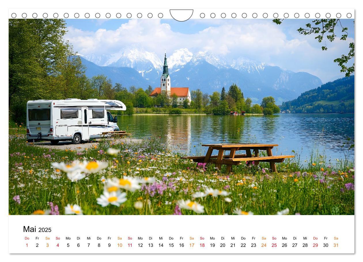 Bild: 9783457212158 | Wohnmobil grenzenlos (Wandkalender 2025 DIN A4 quer), CALVENDO...