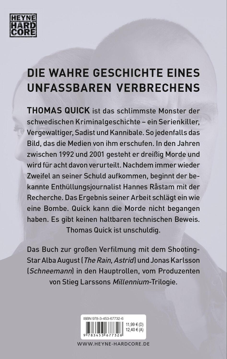 Bild: 9783453677326 | Quick | Die Erschaffung eines Serienkillers | Hannes Råstam | Buch