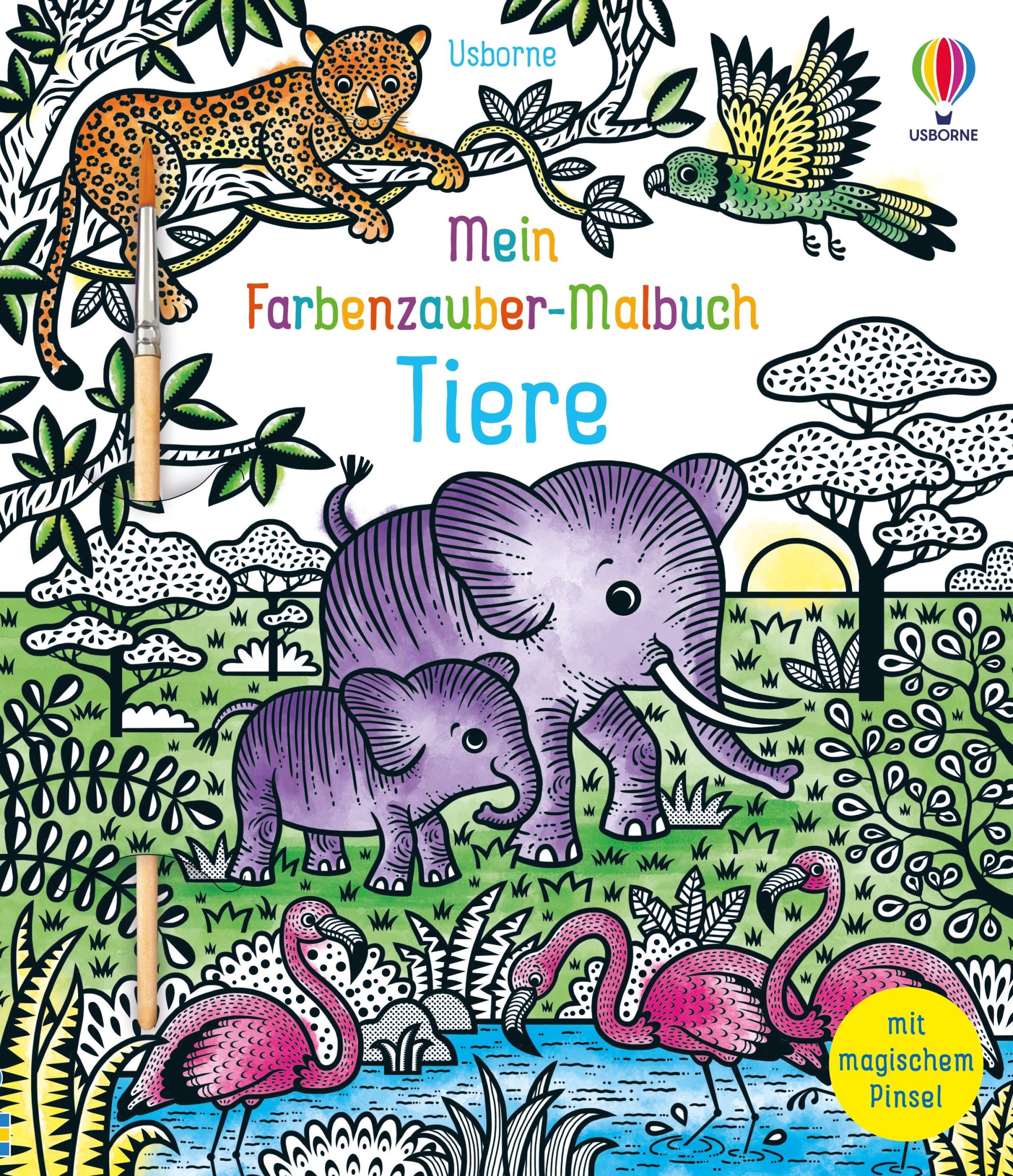 Cover: 9781035702336 | Mein Farbenzauber-Malbuch: Tiere | Taschenbuch | 32 S. | Deutsch