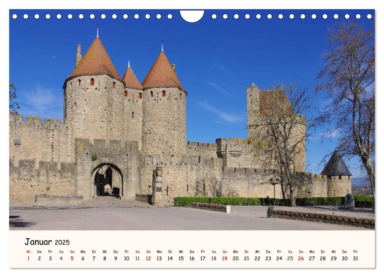 Bild: 9783435456055 | Cite von Carcassonne - Zeitreise ins Mittelalter (Wandkalender 2025...