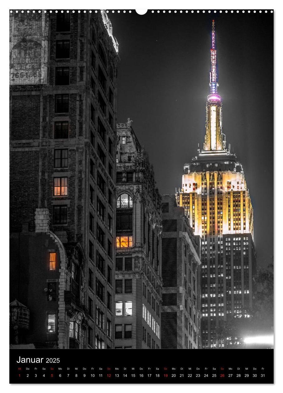 Bild: 9783435970889 | New York City - Color Glow Edition (Wandkalender 2025 DIN A2 hoch),...