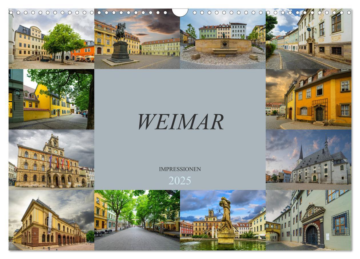 Cover: 9783435314768 | Weimar Impressionen (Wandkalender 2025 DIN A3 quer), CALVENDO...