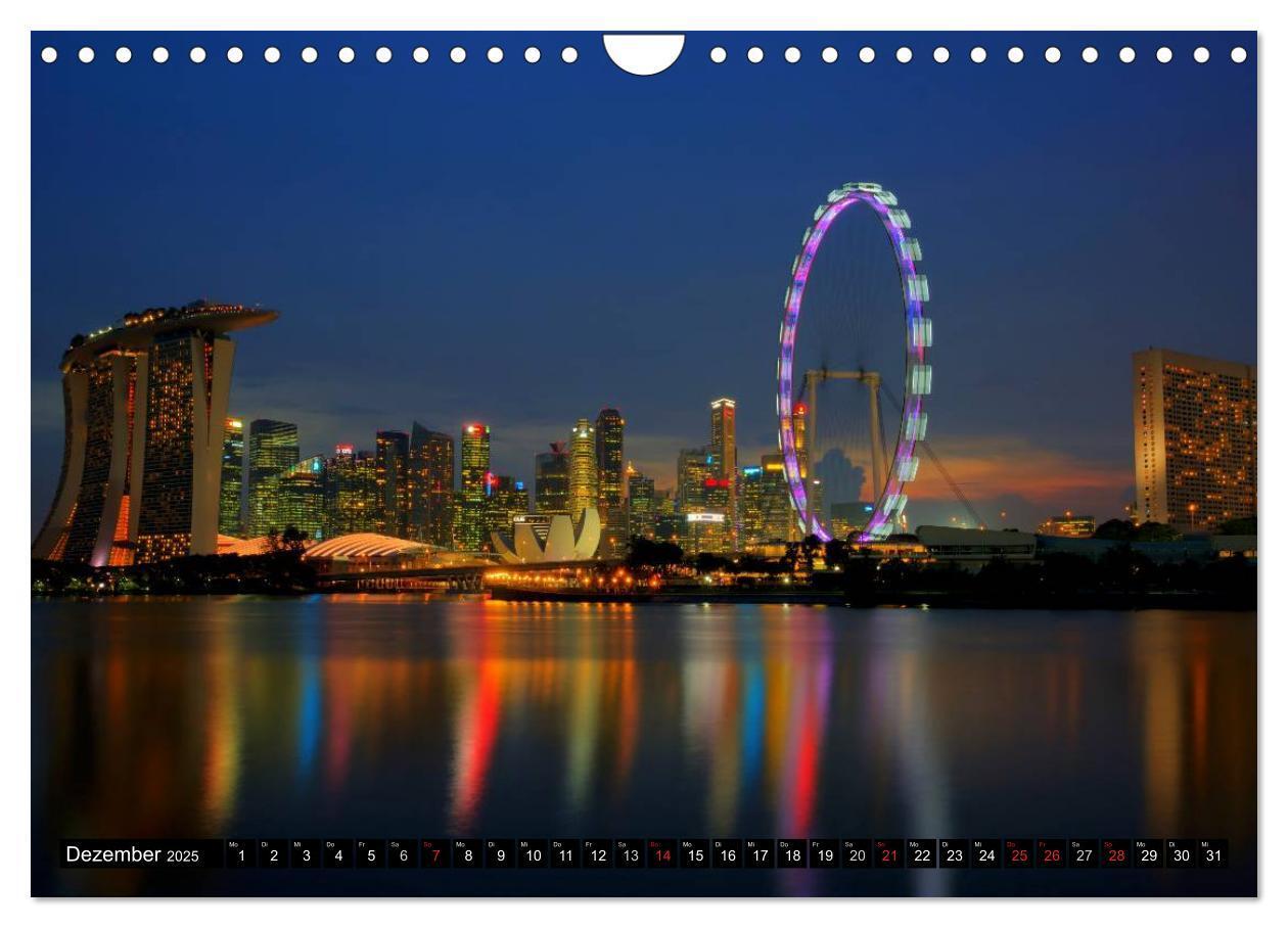 Bild: 9783435522613 | Singapur - Einzigartige Skylines (Wandkalender 2025 DIN A4 quer),...