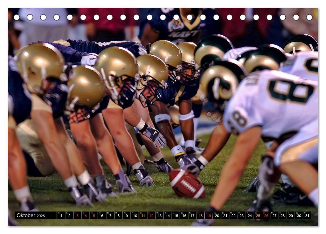 Bild: 9783435595679 | Kraft und Taktik - American Football (Tischkalender 2025 DIN A5...