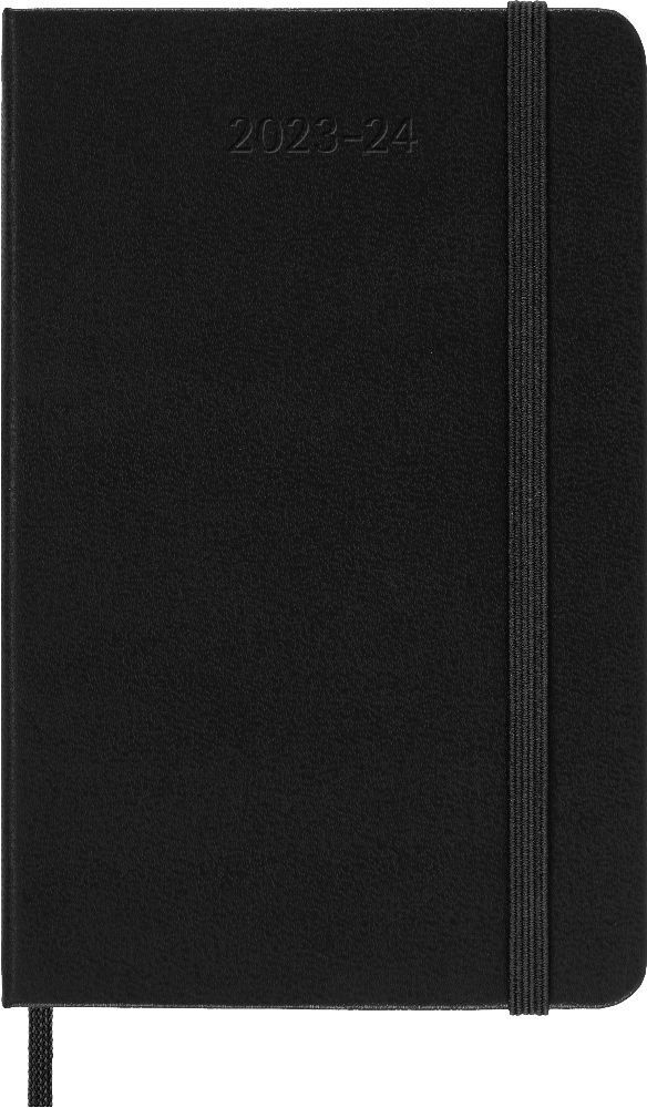 Cover: 8056598857054 | Moleskine 18 Monate Wochenkalender 2023/2024, Pocket/A6, Schwarz