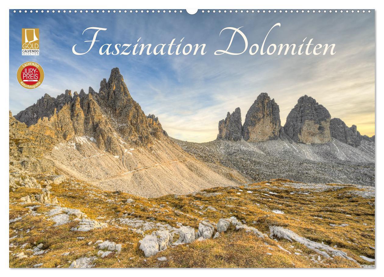 Cover: 9783383969720 | Faszination Dolomiten (Wandkalender 2025 DIN A2 quer), CALVENDO...