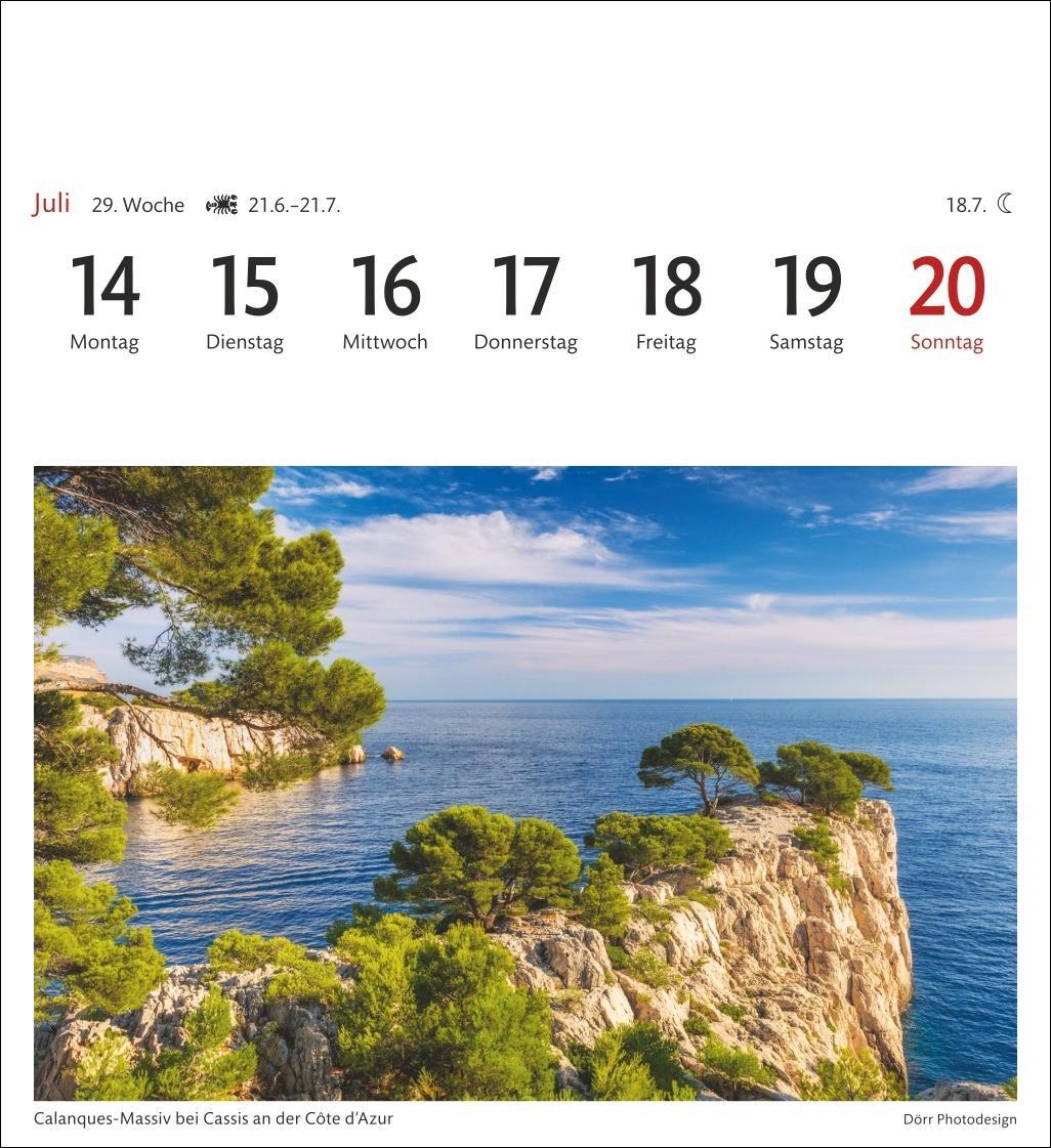 Bild: 9783840033421 | Provence Sehnsuchtskalender 2025 - Wochenkalender mit 53 Postkarten