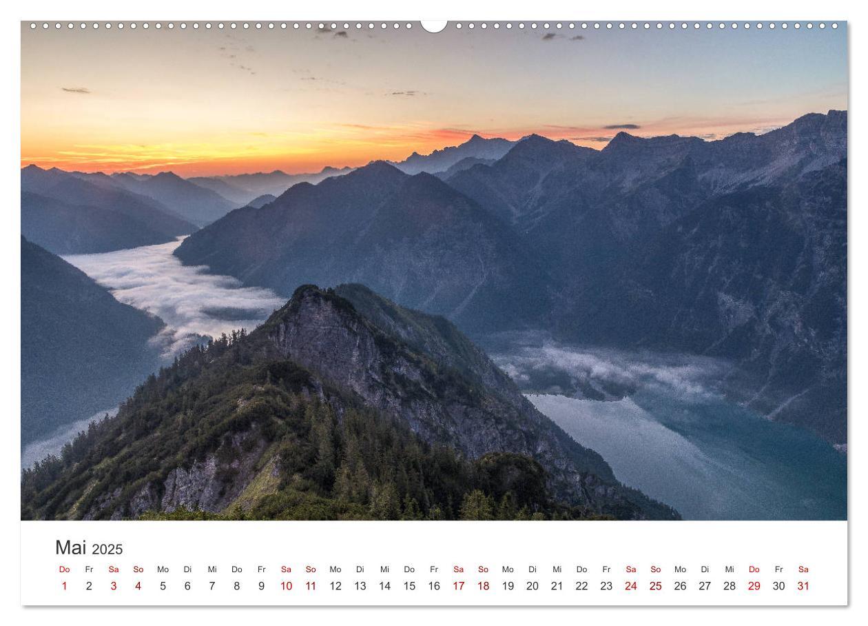 Bild: 9783435360796 | Berge und Seen - Die Perlen der Natur (Wandkalender 2025 DIN A2...