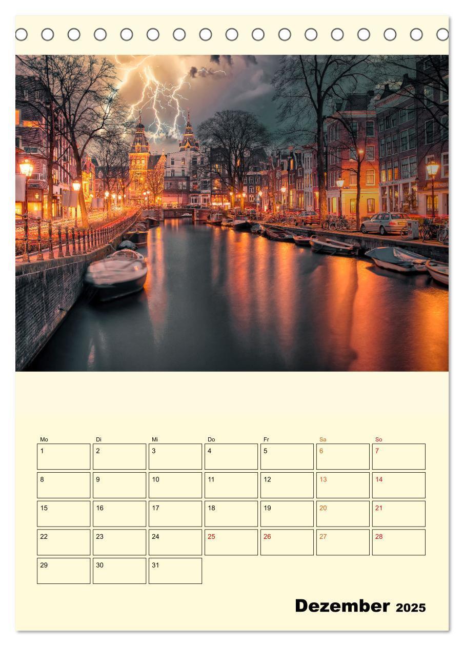 Bild: 9783435884933 | Metropolen im Gewitter (Tischkalender 2025 DIN A5 hoch), CALVENDO...