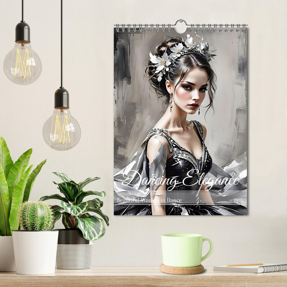 Bild: 9781325984596 | Dancing Elegance (Wall Calendar 2025 DIN A4 portrait), CALVENDO 12...