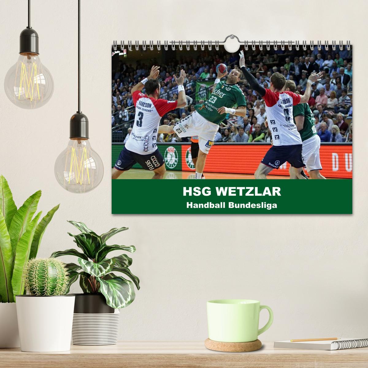 Bild: 9783435537181 | Handball Bundesliga - HSG Wetzlar (Wandkalender 2025 DIN A4 quer),...