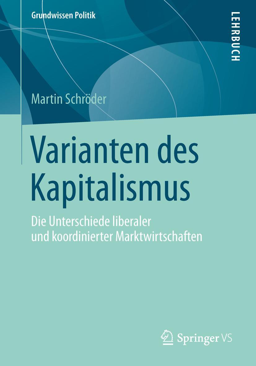 Cover: 9783658052416 | Varianten des Kapitalismus | Martin Schröder | Taschenbuch | viii