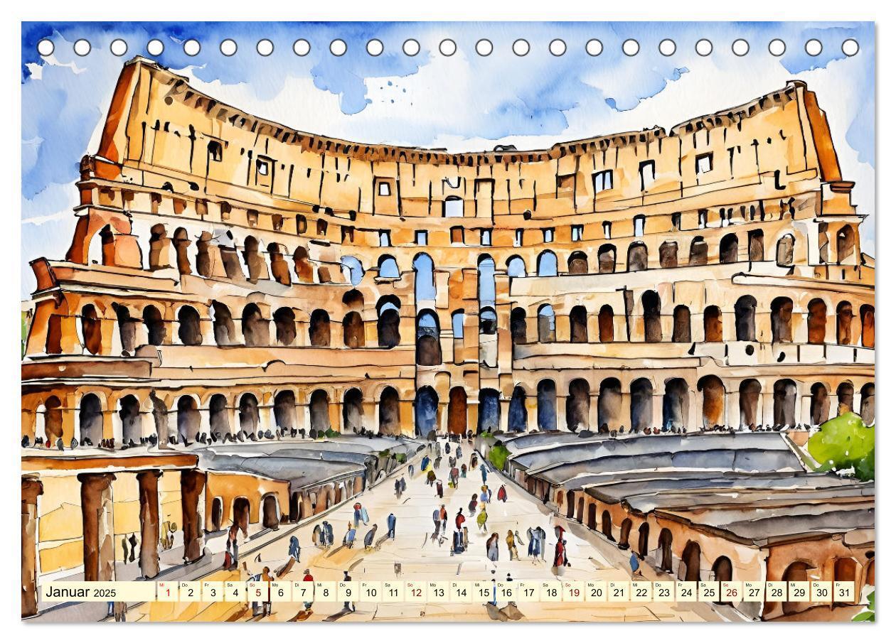 Bild: 9783457176405 | Italien - La dolce vita (Tischkalender 2025 DIN A5 quer), CALVENDO...