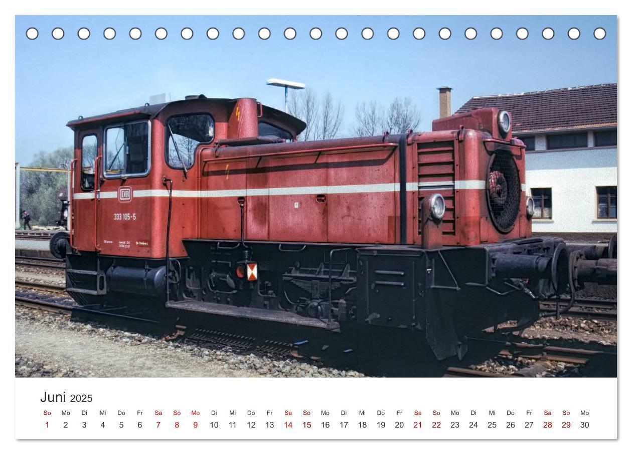 Bild: 9783435290413 | Deutsche Diesellokomotiven (Tischkalender 2025 DIN A5 quer),...