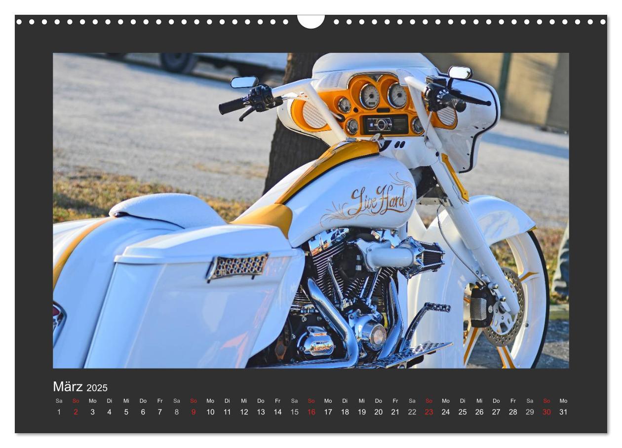 Bild: 9783435788507 | BEST OF HARLEY-DAVIDSON BAGGER-STYLE (Wandkalender 2025 DIN A3...