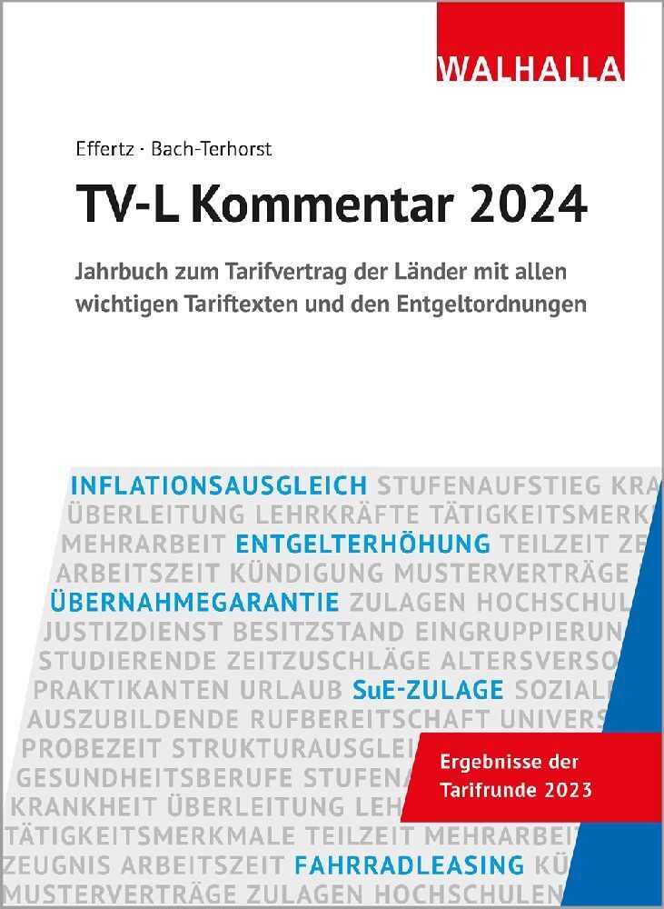 Cover: 9783802979118 | TV-L Kommentar 2024 | Jörg Effertz (u. a.) | Buch | 1536 S. | Deutsch