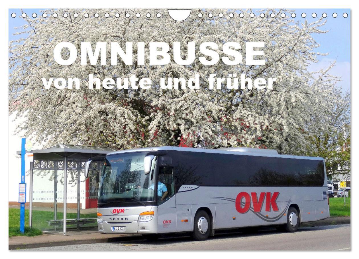 Cover: 9783435095001 | Omnibusse von heute und früher (Wandkalender 2025 DIN A4 quer),...