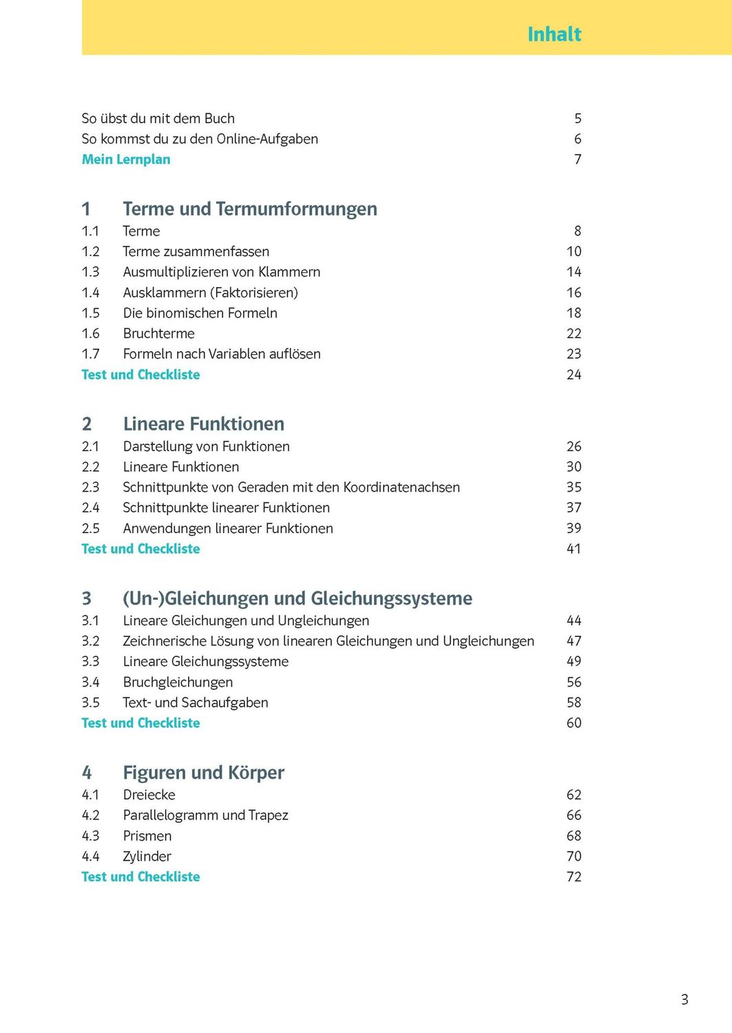 Bild: 9783129275825 | Klett KomplettTrainer Gymnasium Mathematik 8. Klasse | Taschenbuch