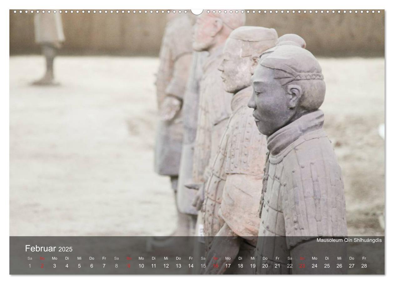 Bild: 9783435717989 | Erlebe China (hochwertiger Premium Wandkalender 2025 DIN A2 quer),...