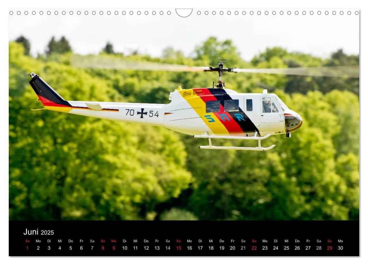 Bild: 9783435702916 | Modellhelis (Wandkalender 2025 DIN A3 quer), CALVENDO Monatskalender