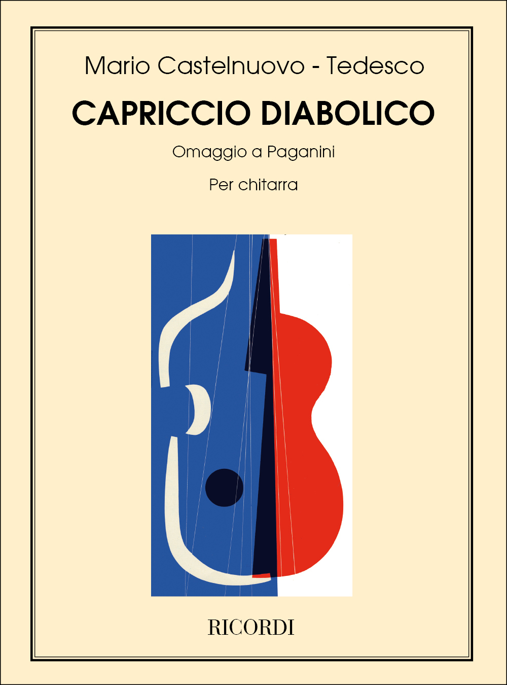 Cover: 9790041243719 | Capriccio Diabolico (Omaggio A Paganini) | Mario Castelnuovo-Tedesco