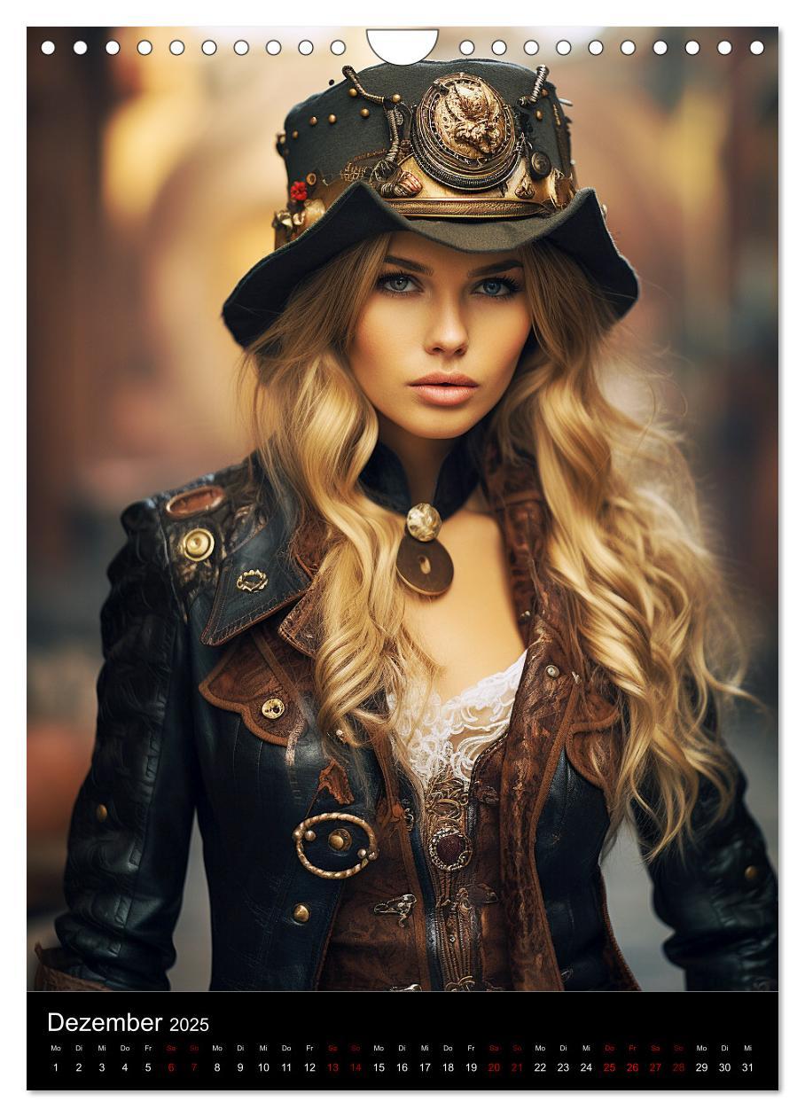 Bild: 9783435860982 | Steampunk. Faszinierend schöne Frauenportraits (Wandkalender 2025...