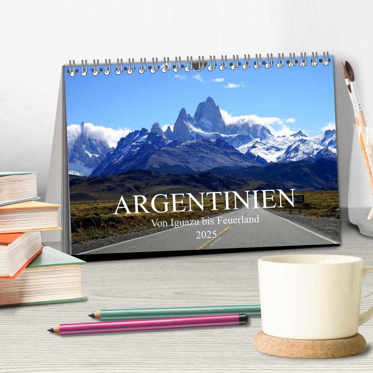 Bild: 9783435389247 | Argentinien - Von Iguazu bis Feuerland (Tischkalender 2025 DIN A5...