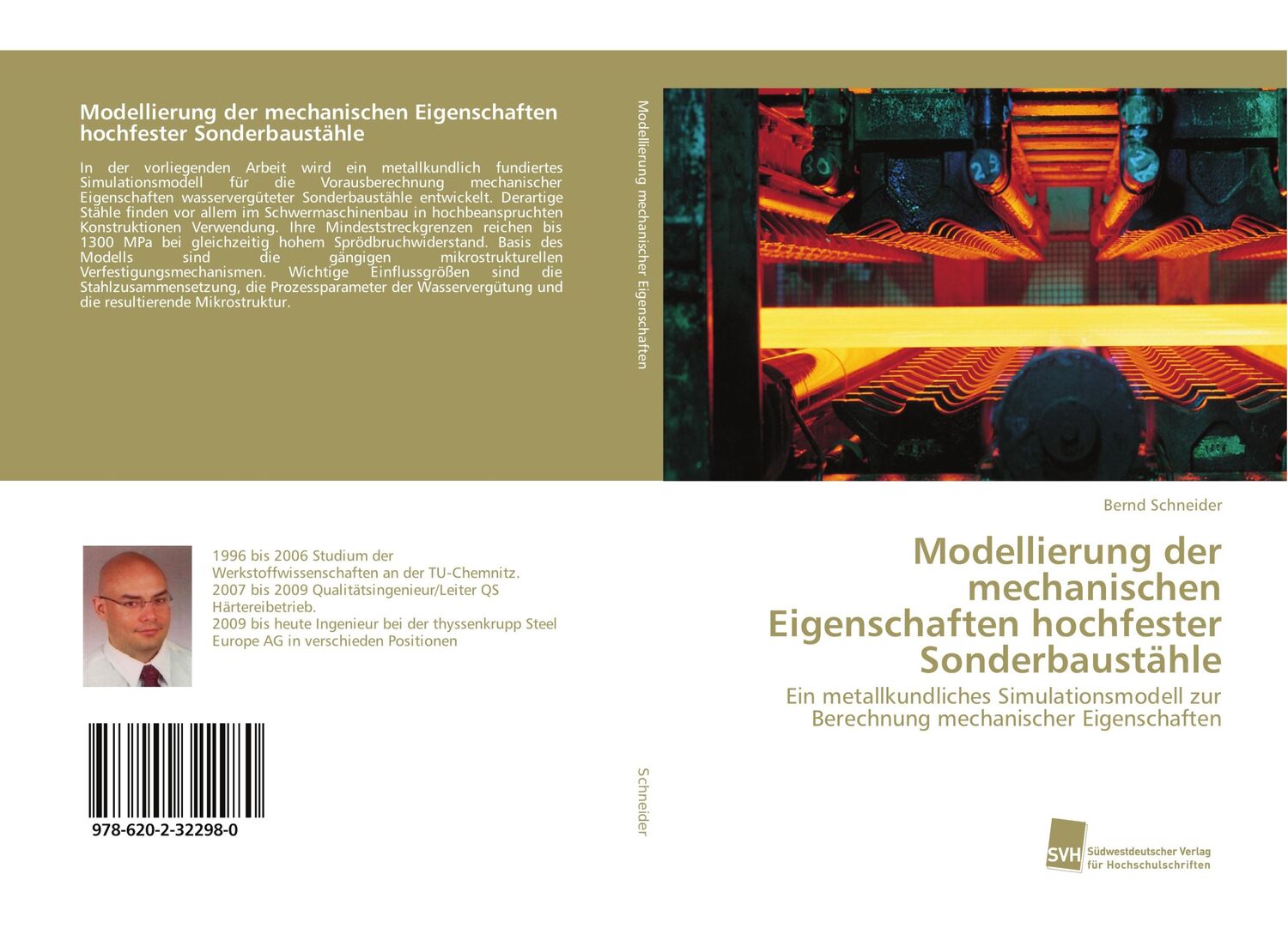 Cover: 9786202322980 | Modellierung der mechanischen Eigenschaften hochfester Sonderbaustähle