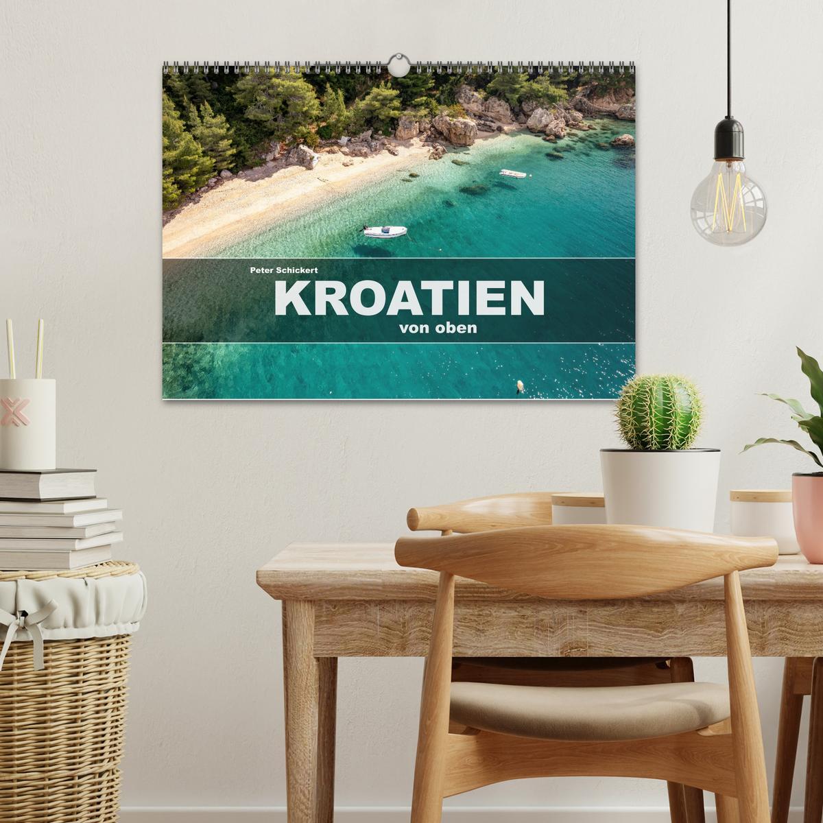 Bild: 9783457148310 | Kroatien von oben (Wandkalender 2025 DIN A3 quer), CALVENDO...