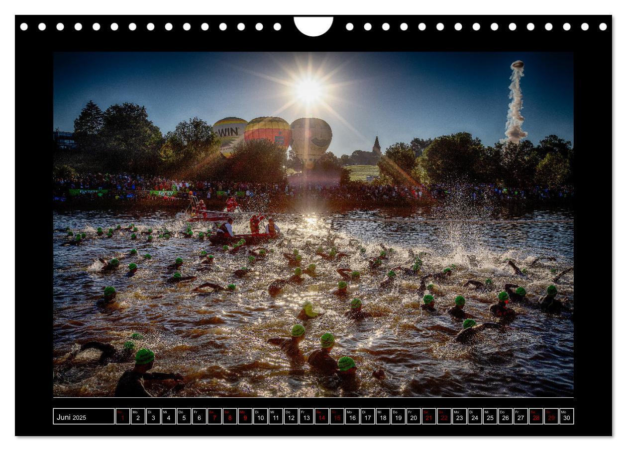 Bild: 9783383836008 | TRIATHLON Impressionen (Wandkalender 2025 DIN A4 quer), CALVENDO...