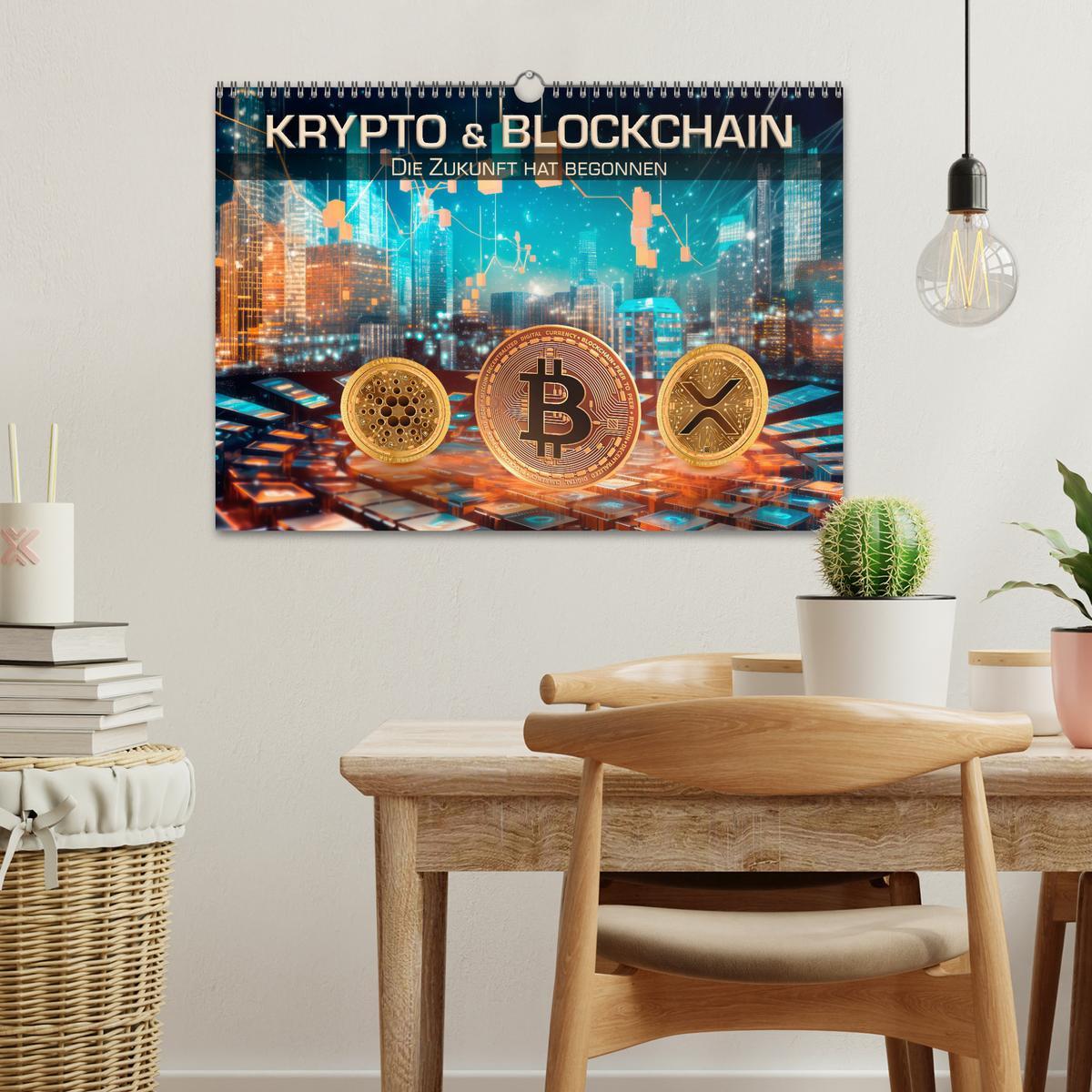 Bild: 9783383855634 | Krypto und Blockchain (Wandkalender 2025 DIN A3 quer), CALVENDO...