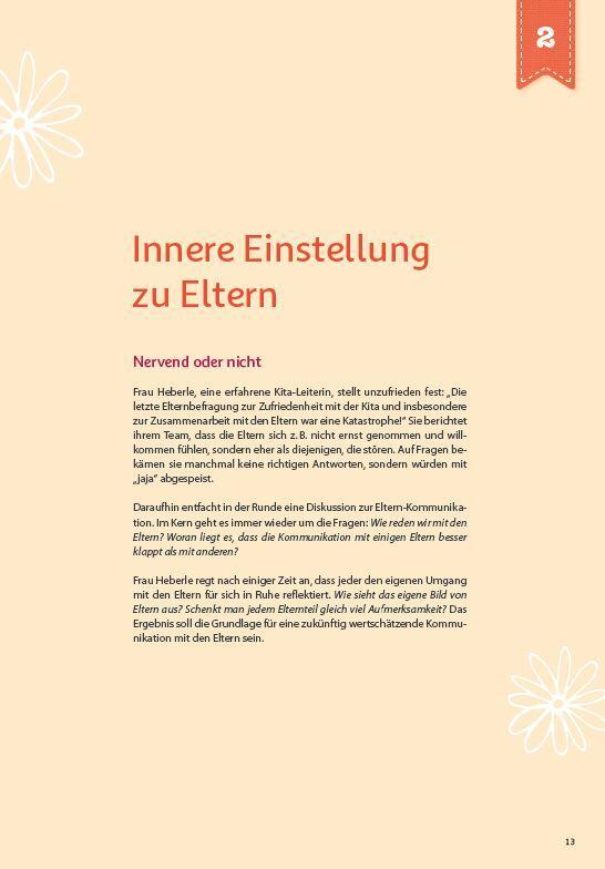 Bild: 9783960460787 | Schwierige Elterngespräche in der Kita - und wie sie gelingen | Buch