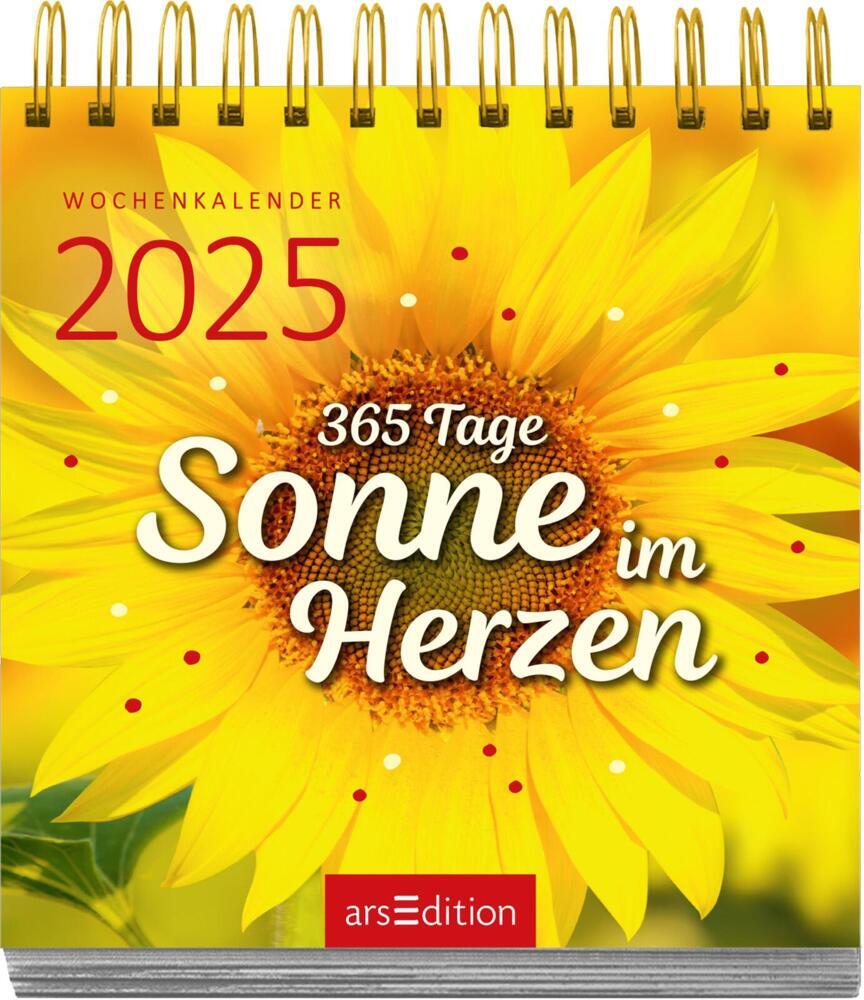 Bild: 4014489133803 | Mini-Wochenkalender 365 Tage Sonne im Herzen 2025 | Kalender | 108 S.