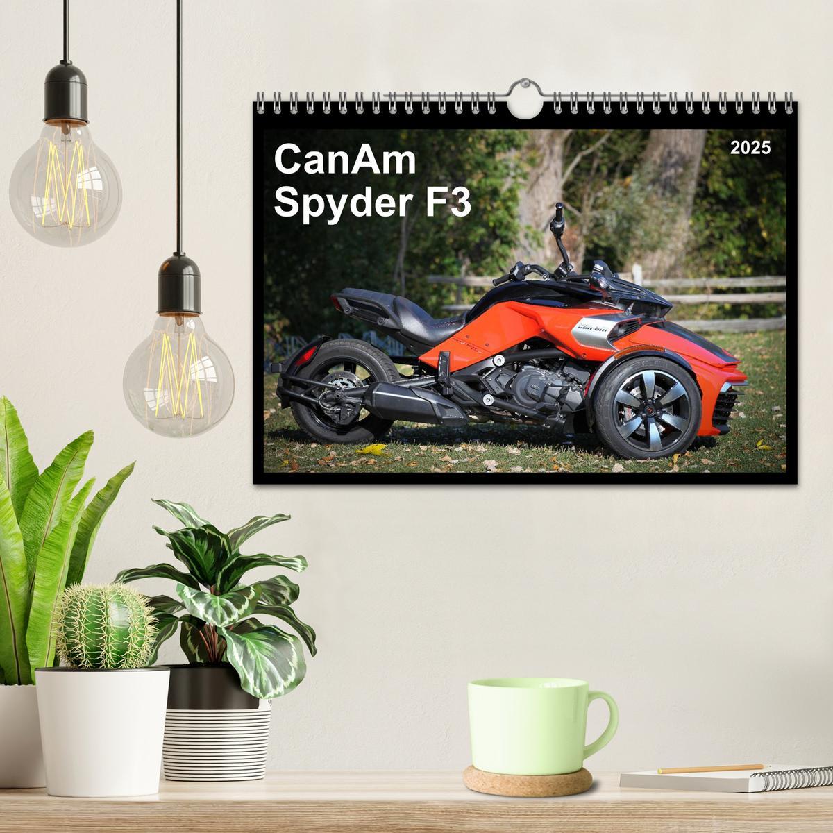 Bild: 9783435660438 | CanAm Spyder F3 (Wandkalender 2025 DIN A4 quer), CALVENDO...